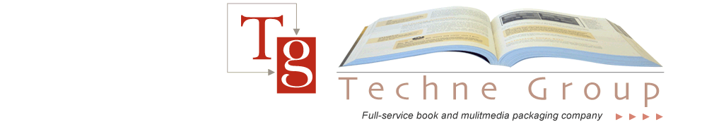Techne Group is a full-service book and mulitmedia packaging company. Copyediting, proofreading, indexing, paging, and design services